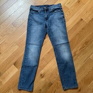 Lucky Brand Men's 121 Slim Straight Blue Jeans, 32W